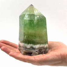 Fluorite Point In Hand Mindful Mystic Crystals