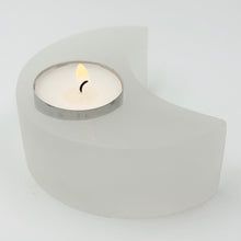 Selenite Moon Shaped Tealight Candleholder