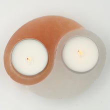Selenite Yin and Yang Tealight Candleholder